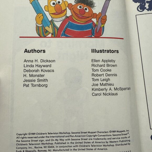 Sesame Street Hardbound Morning to Night 1989 Volume 11 - Picture 3 of 9